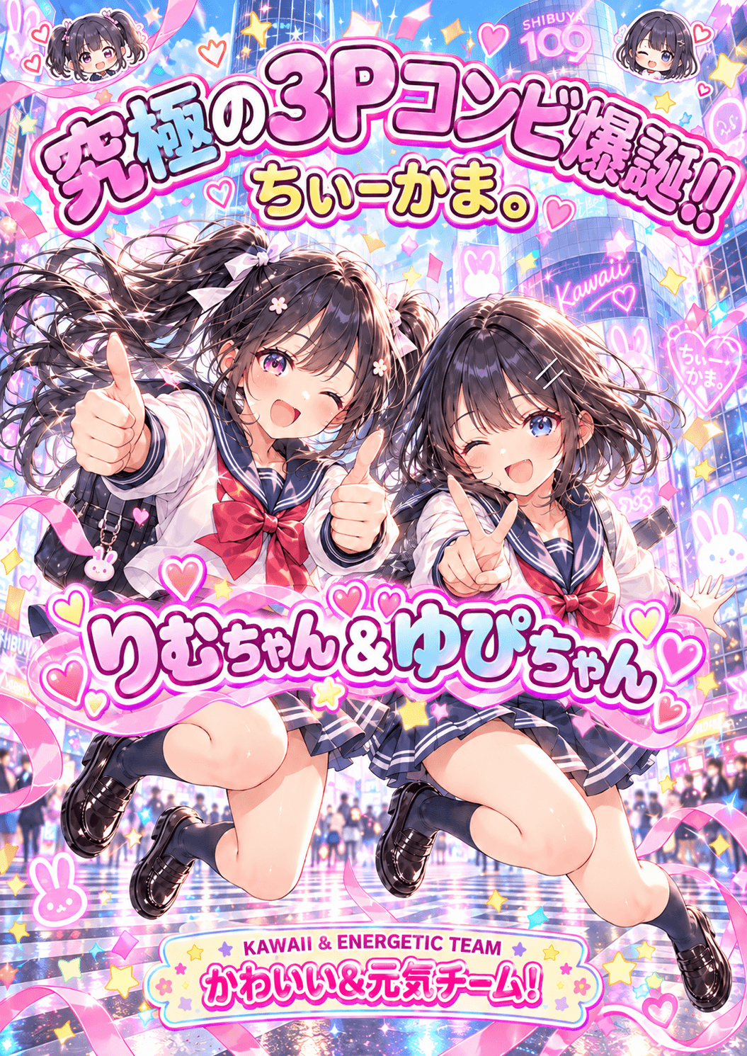 ちぃーかま。(18歳3Pコンビ)
