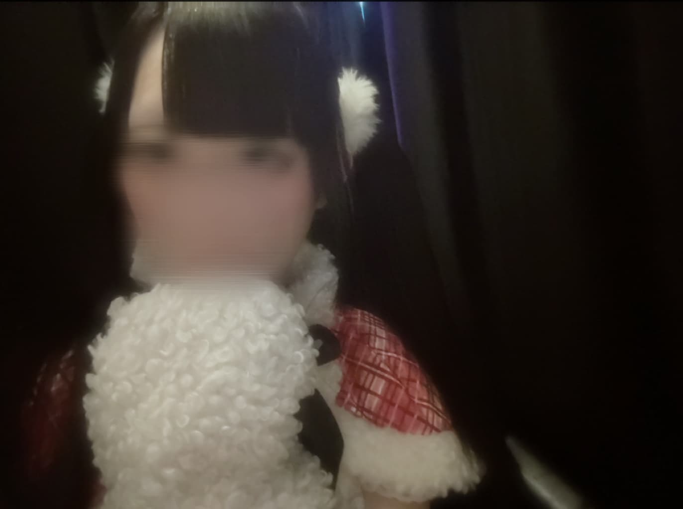 目だけモザイク薄め💕
