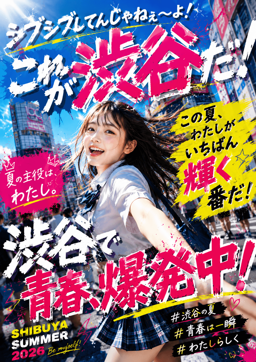 8月31日渋谷制服オーディション!リフレは渋谷から