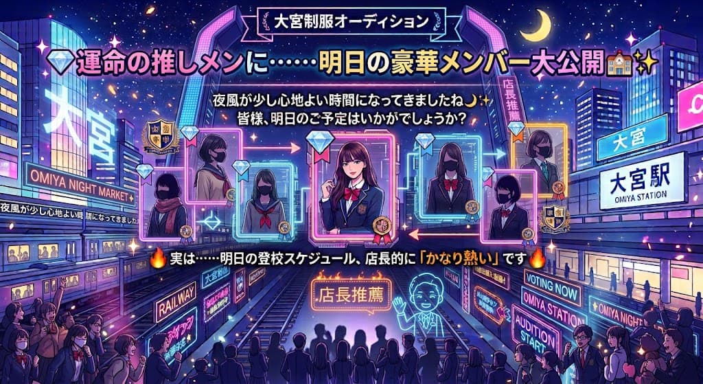 9月4日(金)💎運命の推しメンに出会えるかも!?