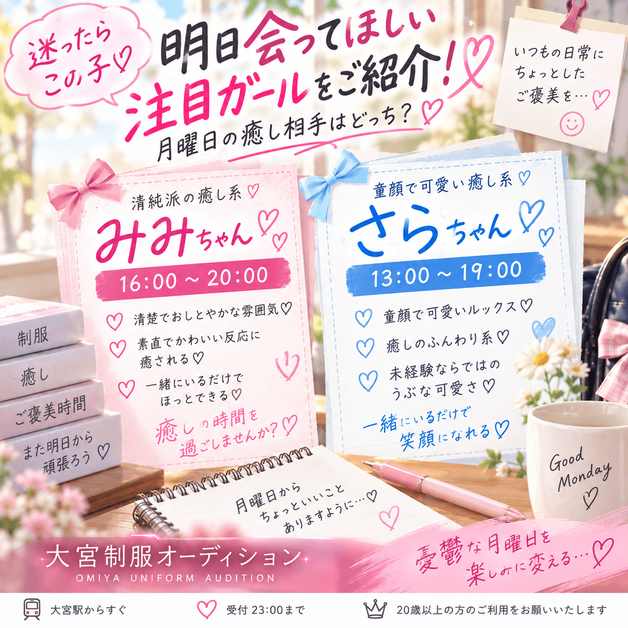 9月14日(月)💘月曜日、誰に会う?♡明日の“推し候補”をご紹介✨