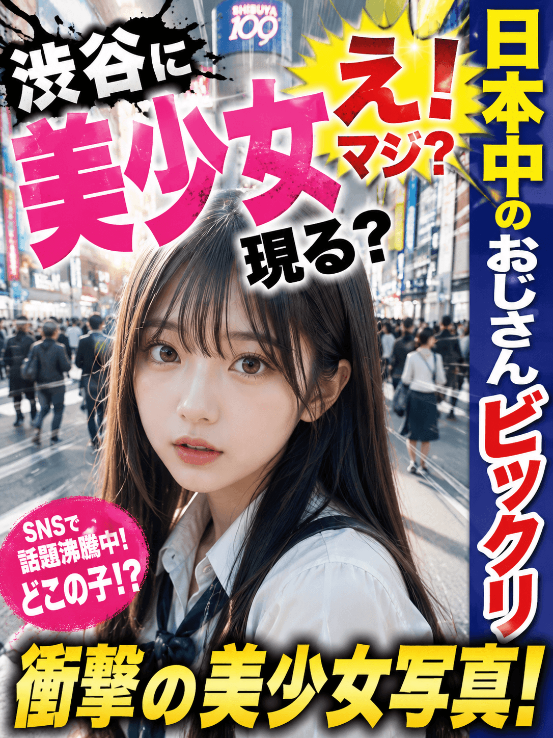 10月3日渋谷制服オーディション!美少女マシマシ